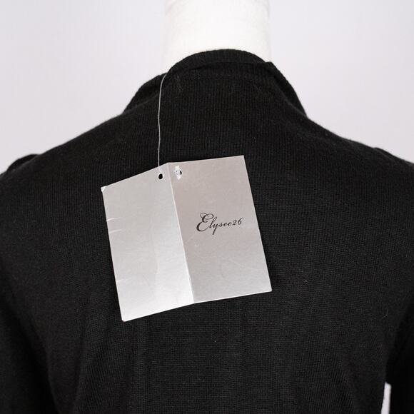 Women's Wearable Art Wool Blend Cardigan MEDIUM Western Biker Goth Metal Grunge - Picture 6 of 8